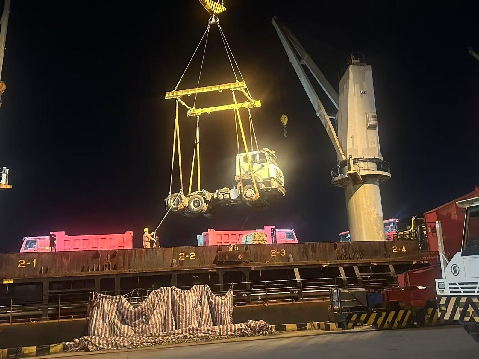 Truck shipping preparation